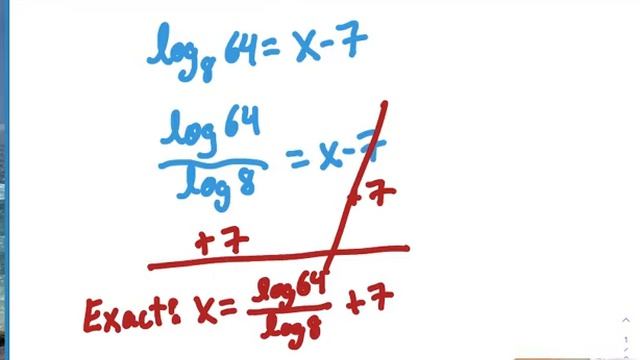10.5 Solving Exponential and Log Equations Notes Video смотреть онлайн