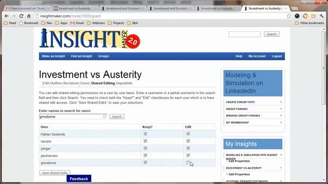 Insight Maker/Shared Editing xRev смотреть онлайн