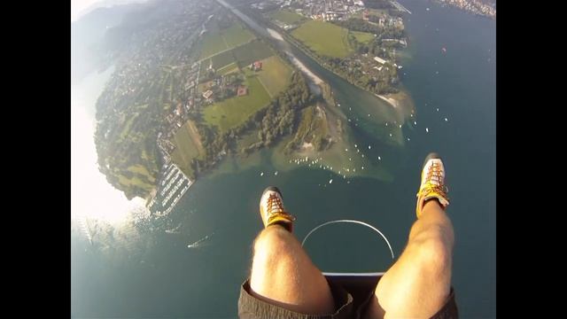 Attraversata in parapendio del Lago Maggiore. смотреть онлайн