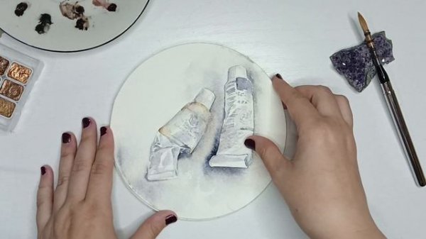 Круглая склейка от Paul Rubens | обзор акварельной хлопковой бумаги