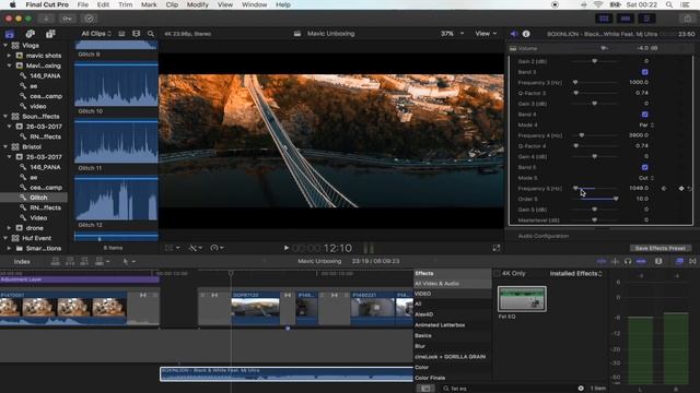 Cool Audio Fade in/out Effect - Fat EQ - Final Cut Pro X смотреть онлайн
