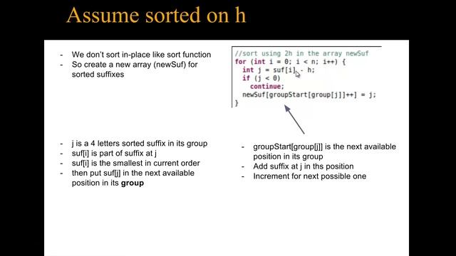 String Processing - Suffix Arrays - 2 - O(nlogn) (Arabic) смотреть онлайн