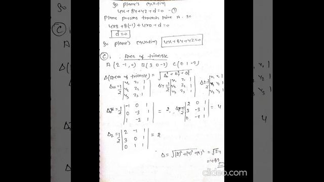 consider points A(2,-1,0), B(3,0,-3), C(0,1,-2). write a parametric equations passing through A смотреть онлайн