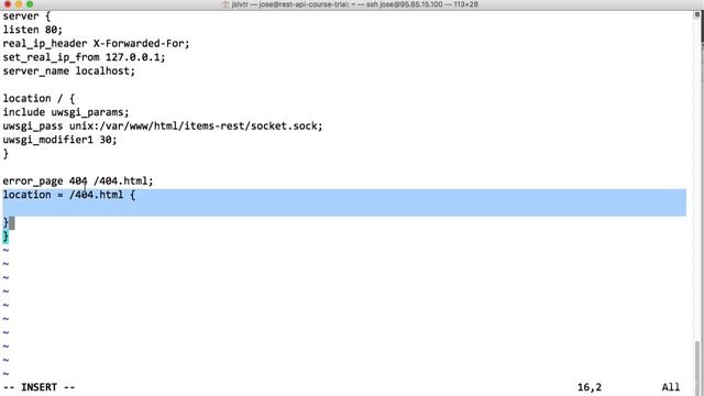 6. Setting up nginx and our REST API. #restapi #nginx #settings смотреть онлайн