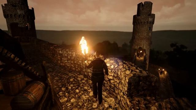 Auerbacher Schloss - Walkaround - Unreal Engine 4 смотреть онлайн
