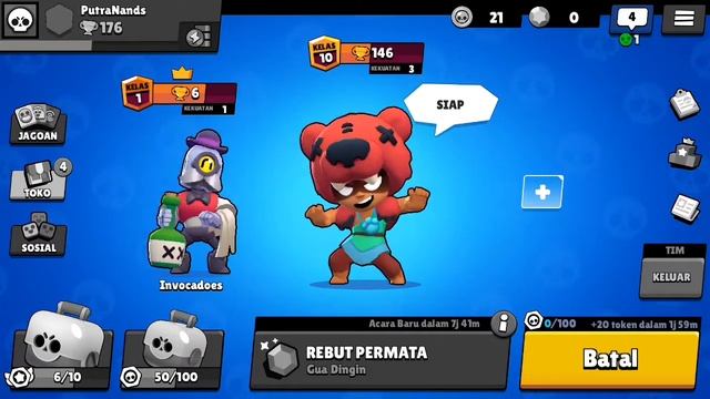 GAMEPLAY HERO NITA, AUTO COMEBACK WITH FARHAAN AL AZIIIM #BRAWL STARS смотреть онлайн