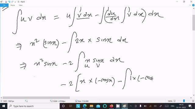 Integrate : x² cosx dx смотреть онлайн