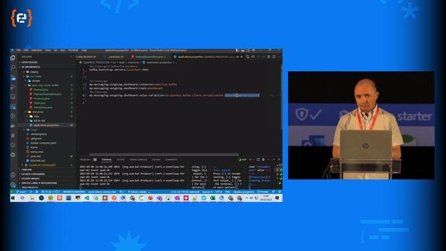 EDA E2E Eventos Confluent Kafka, procesamiento en Quarkus y envío SSE a Dashboard... - Rafa Blanco смотреть онлайн