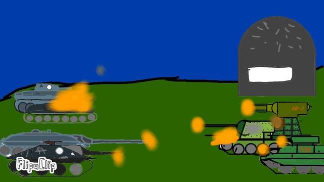 КВ-2+КВ-5= НОВЫЙ МОНСТР//АТАКА НЕМЦЕВ//НЕОЖИДАННОЕ ПОЯВЛЕНИЕ Т-35//АНИМАЦИИ DasTank смотреть онлайн