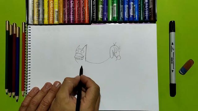 Рисуем Котопса из мультика/ Новая серия Котопёс / Урок Рисования / We Draw Cat dog / Drawing Lesson смотреть онлайн