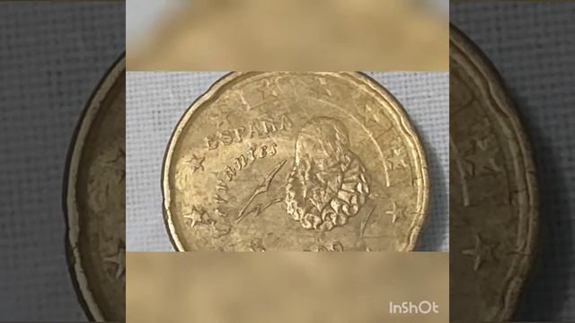 20 Euro Cent, Spanish coin,1999 смотреть онлайн