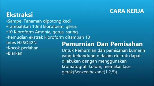 Uji Fitokimia Kumarin Dengan Reagen Emerson смотреть онлайн