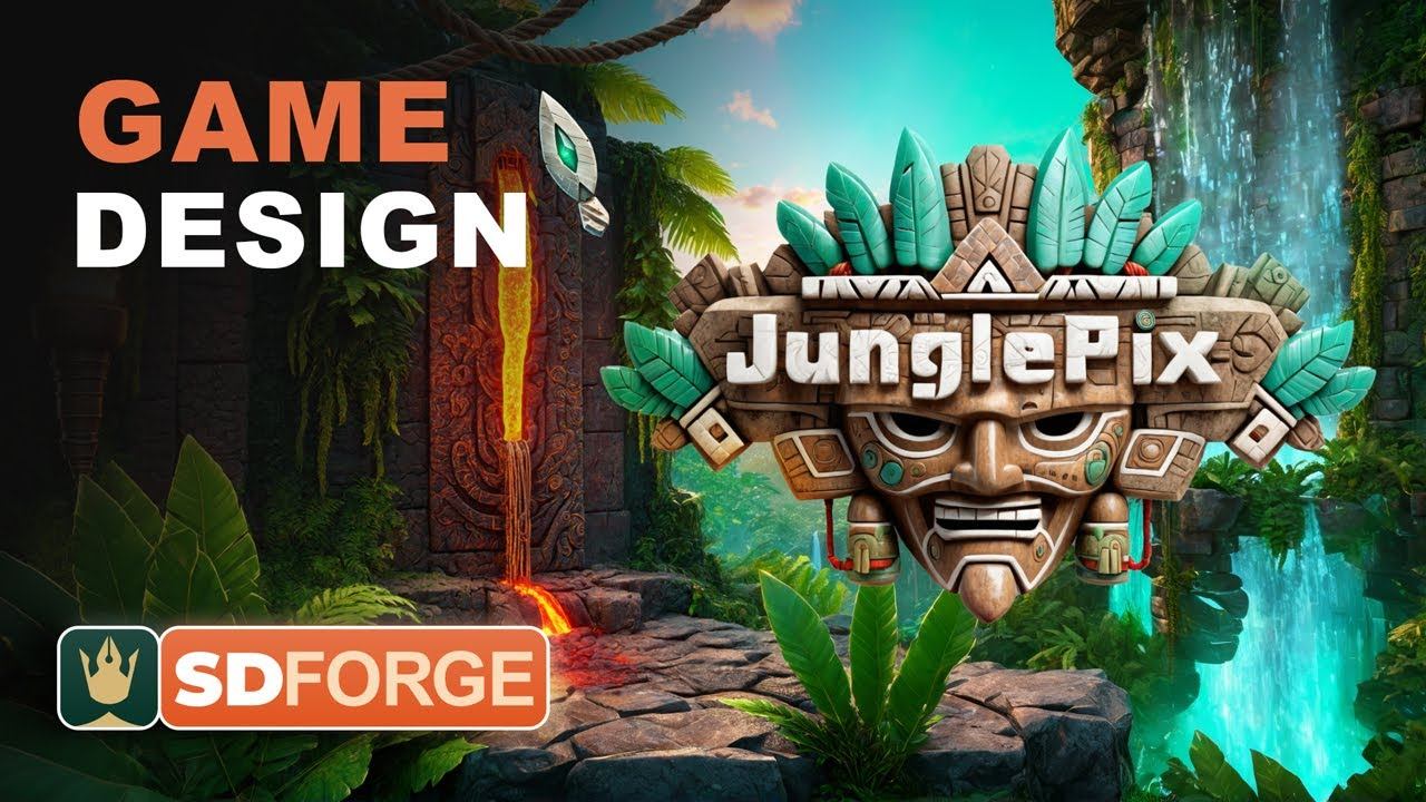 Game Design with Stable Diffusion Forge UI & Photoshop смотреть онлайн