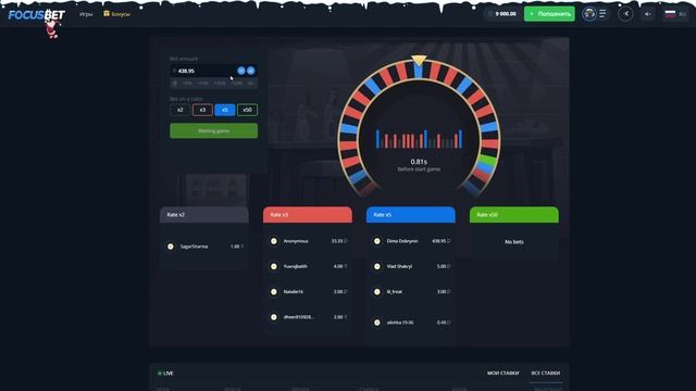 FOCUSBET С 10000 РУБЛЕЙ | МАРАФОН РОЛИКОВ С 5К | ЦЕЛЬ ПОДНЯТЬ 50К смотреть онлайн
