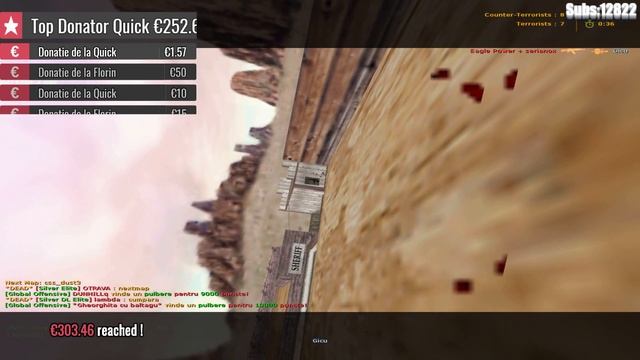 🔴 CS 1.6 - DAM SKIN-URI SI V.I.P PE SERVER AM UMPLUT GOAL-UL !!! RESPECT! смотреть онлайн