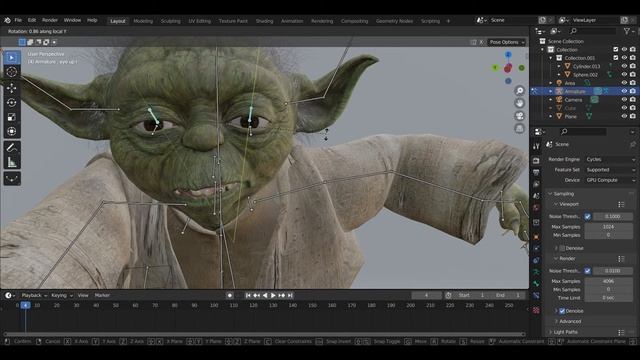 Yoda 3D Model (DOWNLOAD) смотреть онлайн