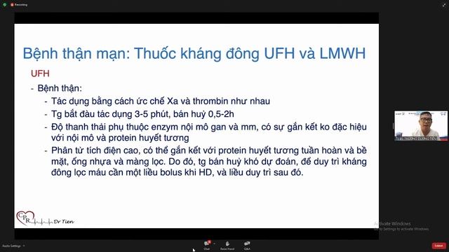 Dự phòng thuyên tắc huyết khối tĩnh mạch trên bệnh nhân suy thận смотреть онлайн