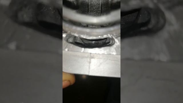 Веломотор Т100, портинг третьего канала продувки цилиндра. смотреть онлайн