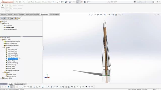 Video Tech Tip: How to Locate the Center of Pressure Flow in SOLIDWORKS Simulation смотреть онлайн