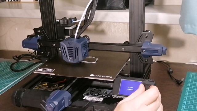 Anycubic Kobra GO Первый запуск Настройка высоты стола (OFFSET