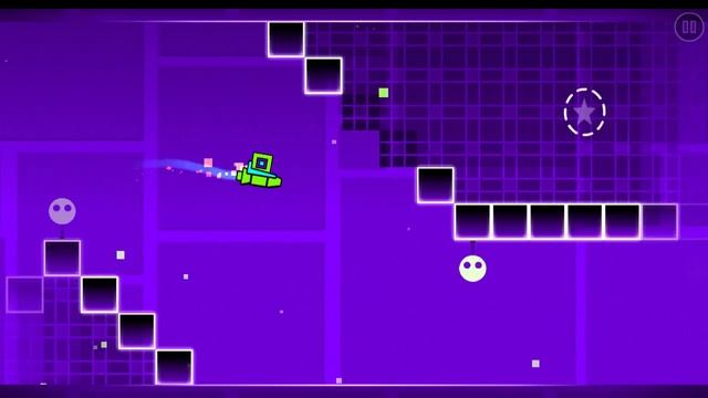 Geometry dash, прохождение с 3 монетами ( 2 уровень ) смотреть онлайн