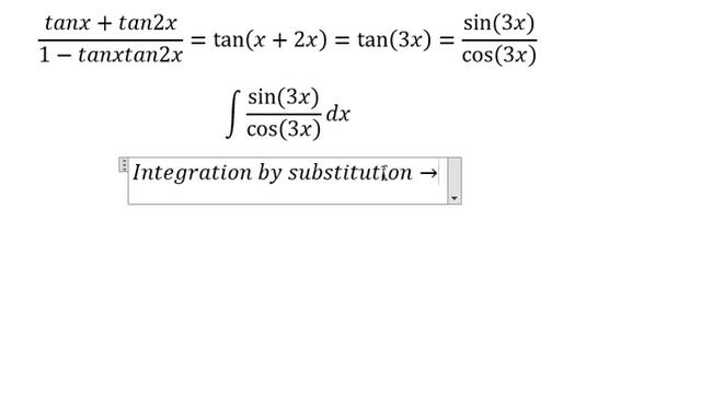 Calculus Help: Integral of (tanx+tan2x)/(1-tanxtan2x) dx смотреть онлайн