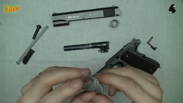 Неполная разборка Gletcher CLT 1911 смотреть онлайн