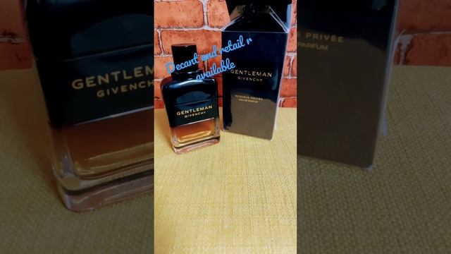 Gentleman reserve privee#perfume #decants #fragrance смотреть онлайн