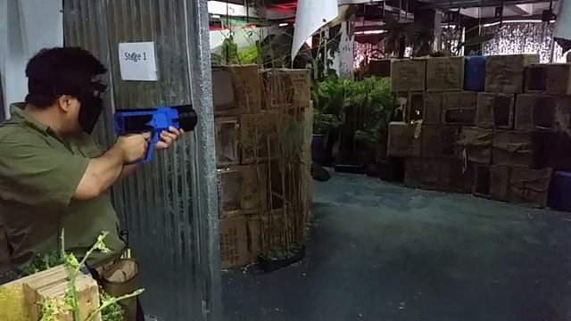 3d printed airsoft grenade launcher test fire. смотреть онлайн