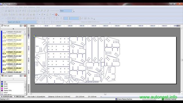 Pronest 8 with DXF import смотреть онлайн