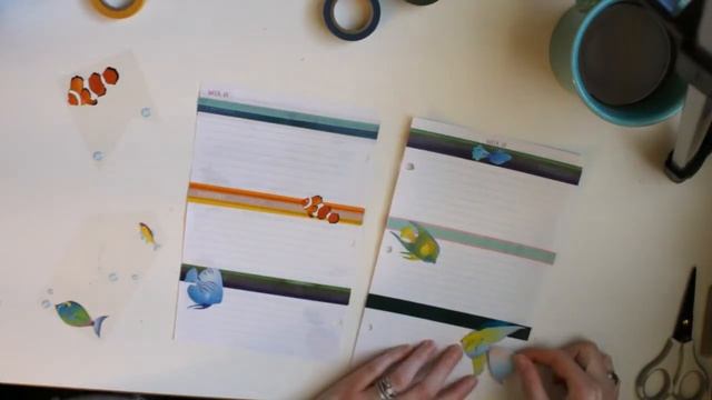 Plan With Me | Target Dollar Spot Planner | Fishies Theme | Creation in Between смотреть онлайн