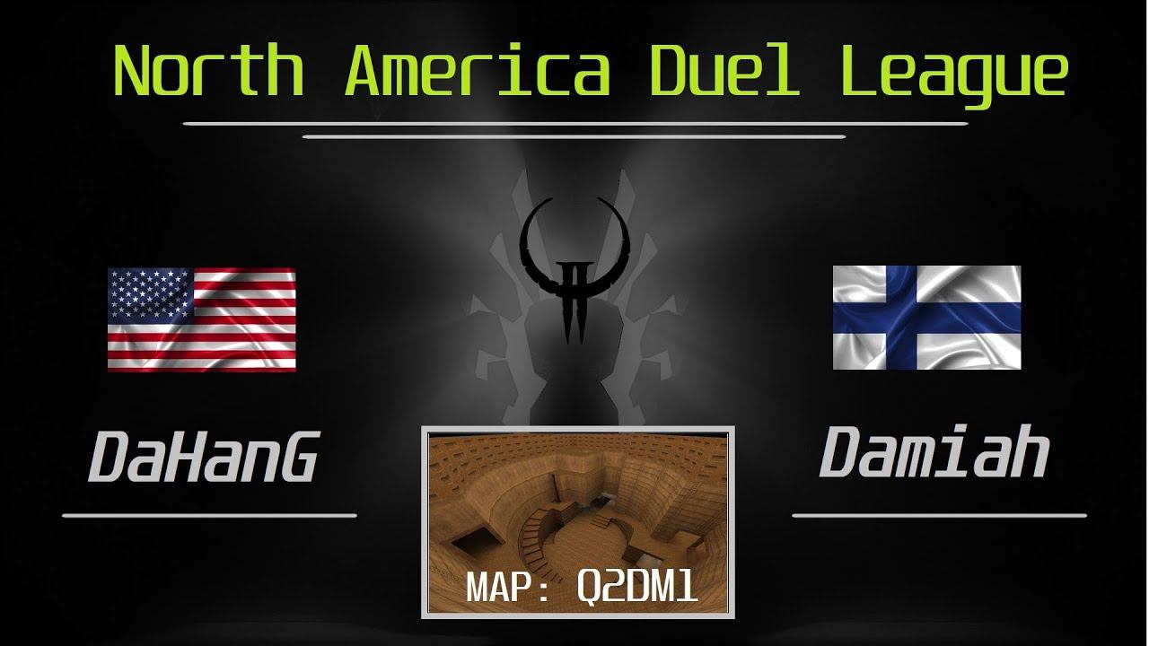 QUAKE II | North America Duel League | DaHanG vs Damiah - Map Q2DM1 (The Edge) смотреть онлайн