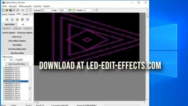 Led Edit Effects Download! AVI EFFECTS (200+ Pixel Led Effects) VJ Animations!
