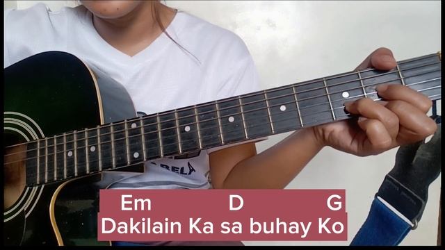 Diyos Ka sa Amin - Hope Filipino worship, lyrics with Chords, Basic Guitar tutorial, Key of D смотреть онлайн