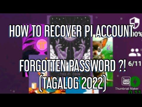 How to recover PI accounts with forgotten password? ( tagalog 2022!!) смотреть онлайн