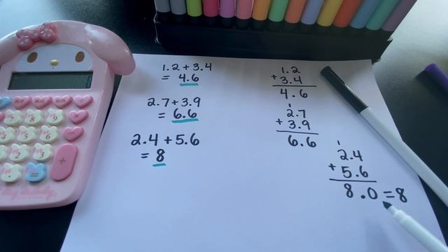 [ASMR] Relaxing SoftSpoken Basic Math- How to Add Decimals (Educational, Teaching You, Calculator) смотреть онлайн
