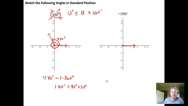 Sketching Angles in Standard Position смотреть онлайн