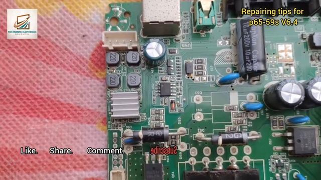 p65-59s v6.4|repairing tips for p65-59s|led tv motherboard repair in tamil|concept of led tv board смотреть онлайн