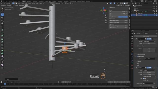 36 5-2 Array modifier and radial screw смотреть онлайн