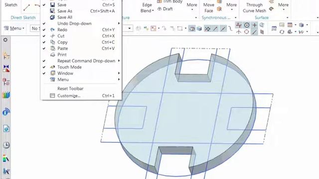 Основы UnigraphicsNX - Начало работы с NX смотреть онлайн