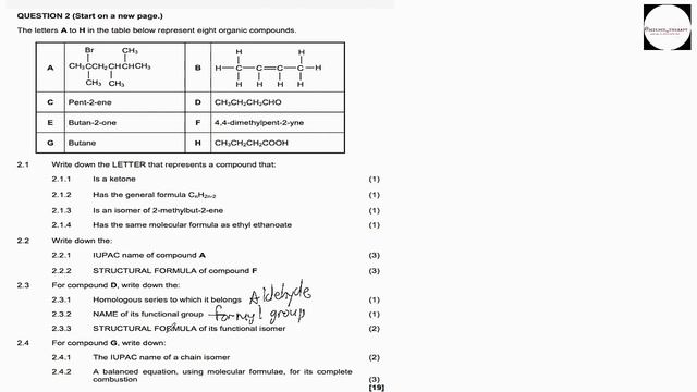 ORGANIC CHEMISTRY | ORGANIC MOLECULES & NOMENCLATURE EP 08 | GRADE 12 смотреть онлайн
