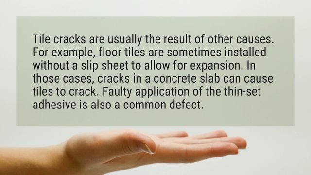 Why do floor tiles crack? смотреть онлайн