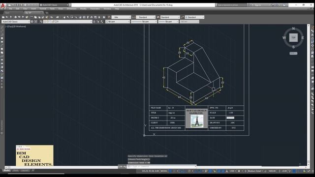Isometric view In AutoCAD 2D PART : 10 смотреть онлайн