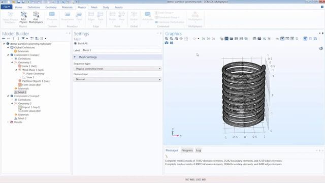 How to Use Partition Operations in COMSOL Multiphysics® смотреть онлайн