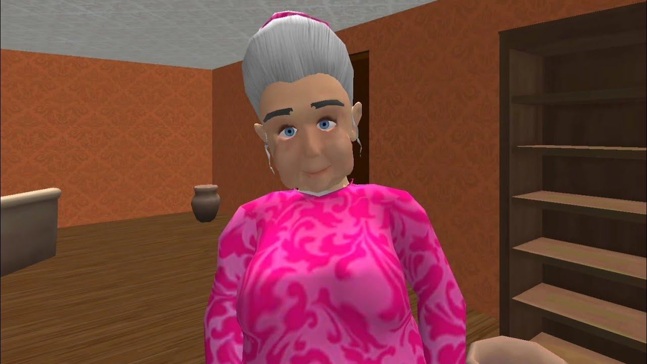 Granny Neighbor Scary Neighbor Secret 3D Mod - Level 1 - Gameplay смотреть онлайн