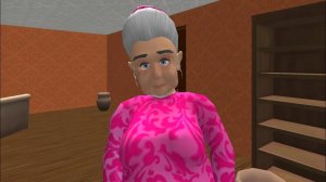 Granny Neighbor Scary Neighbor Secret 3D Mod - Level 1 - Gameplay