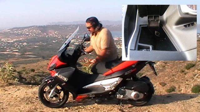 APRILIA SR MAX 300 I.E.  KOKKINA FEGARIA TEST