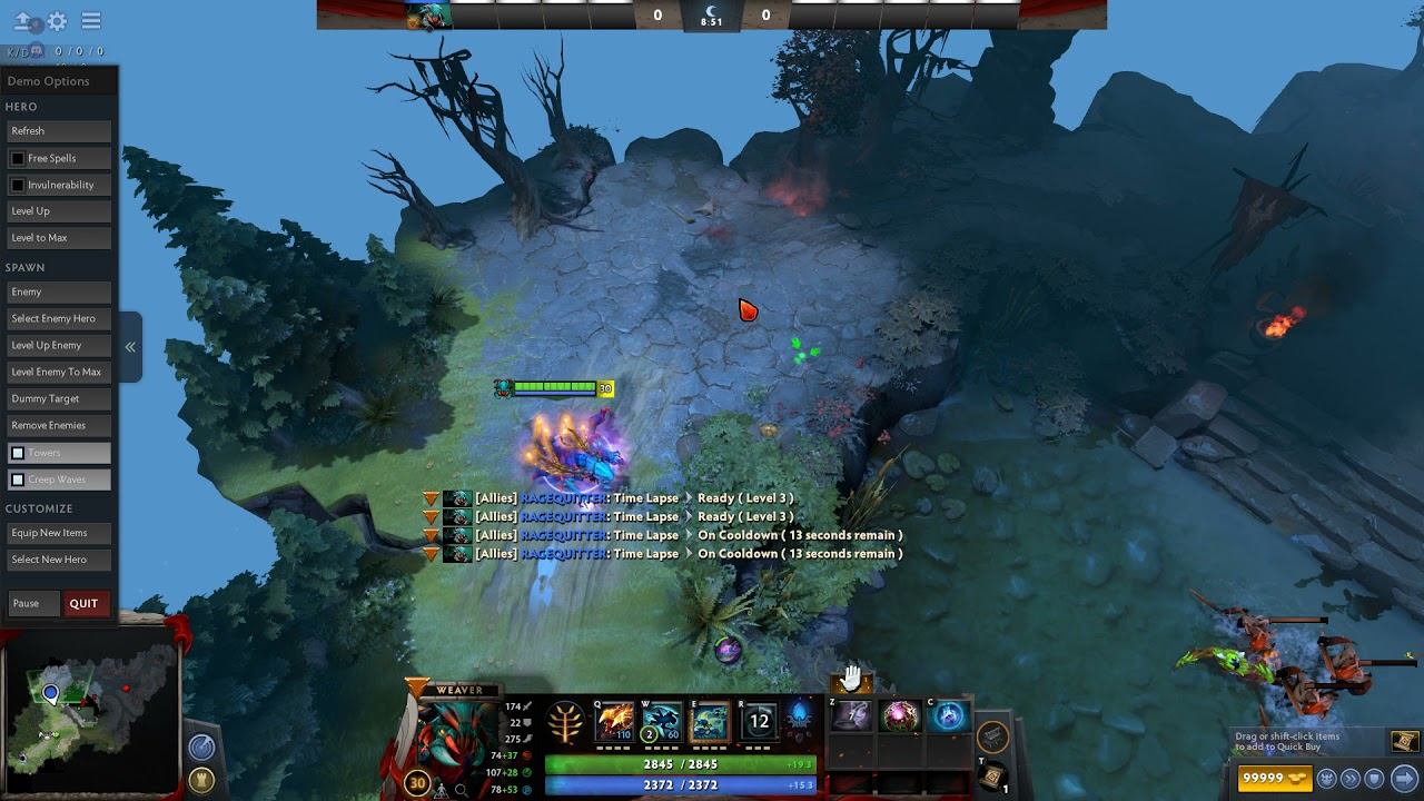 Dota 2 Fix Weaver Cooldown reduction! смотреть онлайн
