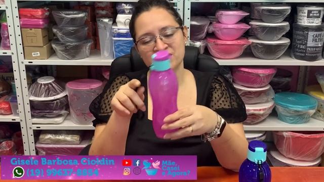 Eco Tupper 500ml Amor Perfeito e Azul Iris Tupperware! смотреть онлайн
