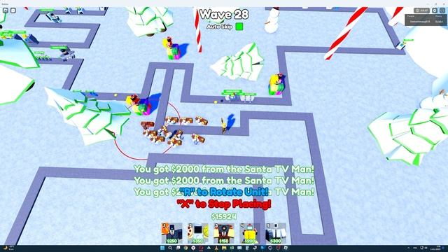 Toilet Tower Defence North Pole event за 18 минут,На автоскипе!! Волна за 20 секунд, без повреждени смотреть онлайн